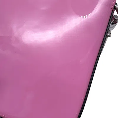 Pre-owned Christian Louboutin Pink Patent Leather Shoulder Bag ()