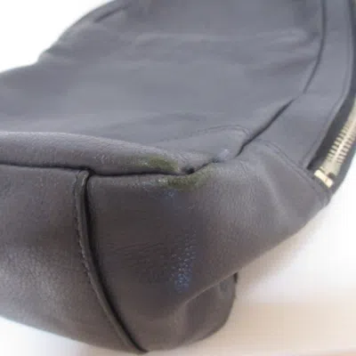 Pre-owned Coach Black Navy Leather Backpack () In Multi