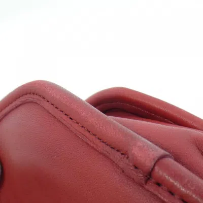 Pre-owned Coach Red Color Leather Shoulder Bag ()