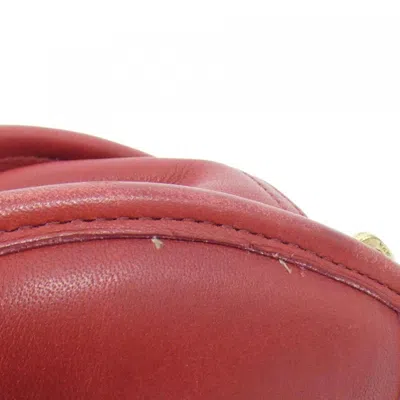 Pre-owned Coach Red Color Leather Shoulder Bag ()