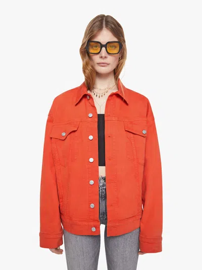 Mother The Drop It Drifter Poinciana Jacket In Red