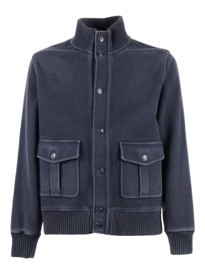 Circolo 1901 Man Jacket Navy Size L Virgin Wool In Blue