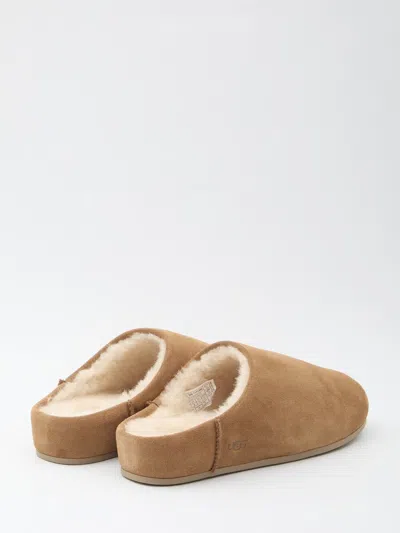 Ugg Slip-on Sandals With Smooth Suede Exterior In Multi
