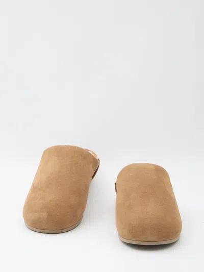 Ugg Slip-on Sandals With Smooth Suede Exterior In Multi