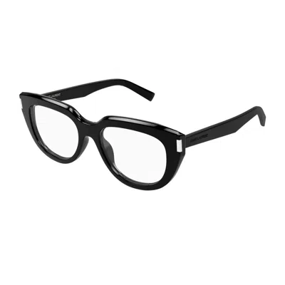 Saint Laurent Sl 828 Linea Corner Angle Eyeglasses In Black