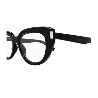 Saint Laurent Sl 828 Linea Corner Angle Eyeglasses In Black