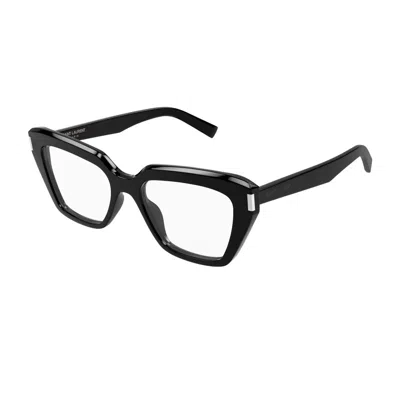 Saint Laurent Sl 829 Linea Corner Angle Eyeglasses In Brown
