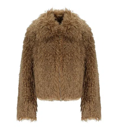 Stand Studio Zayle Toffee Jacket In Brown