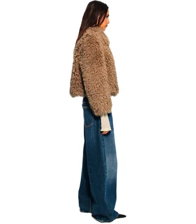 Stand Studio Zayle Toffee Jacket In Brown