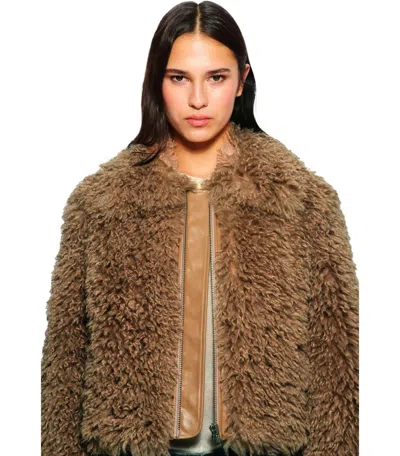 Stand Studio Zayle Toffee Jacket In Brown