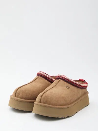 Ugg Tazz Ii Suede Flatform Mules In Multi