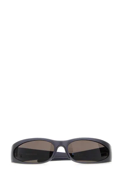 Balenciaga Gunmetal Reverse Xpander 2.0 Sunglasses In Gray