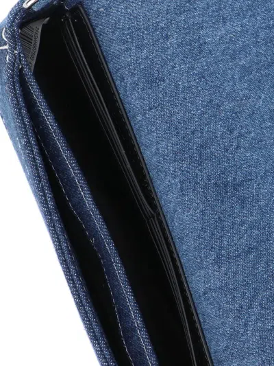 Marc Jacobs Mini Bags With Adjustable Strap And Stitching In Blue