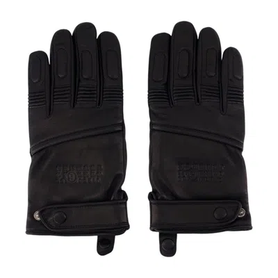 Mm6 Maison Margiela Gloves In Black