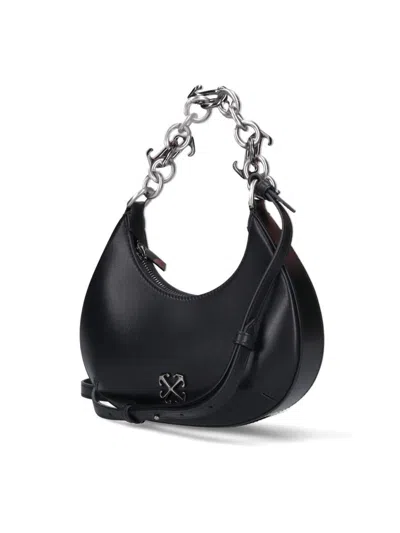Off-white Hemisphere Shoulder Bag In Black