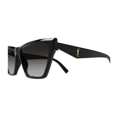 Saint Laurent Sl M103 Linea Monogram Sunglasses In Black