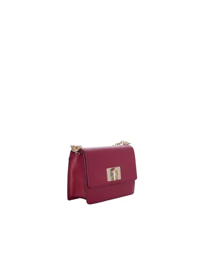 Furla Shoulder Bag In Burgundy