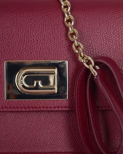 Furla Shoulder Bag In Burgundy