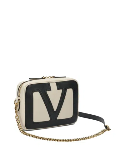 Valentino Viva Superstar Crossbody Bags White In Black