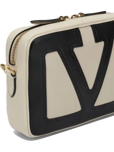Valentino Viva Superstar Crossbody Bags White In Black