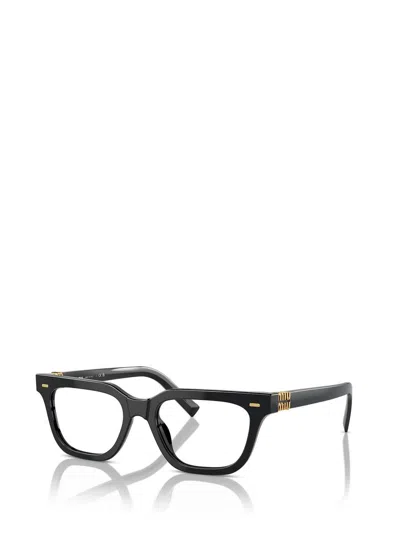 Miu Miu Rectangular Flat Mirror In Black