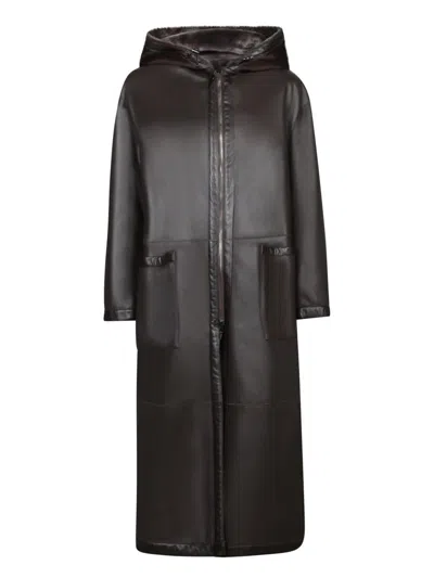 Giorgio Armani Coat In Gray