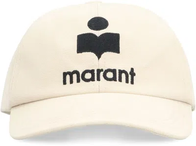 Isabel Marant Logo Baseball Cap In Neutral
