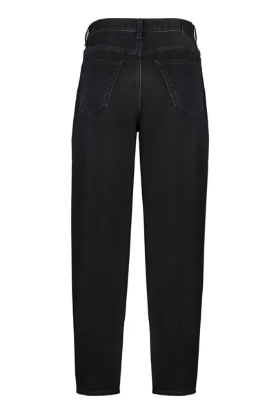 Totême Toteme Wide-leg Jeans In Black