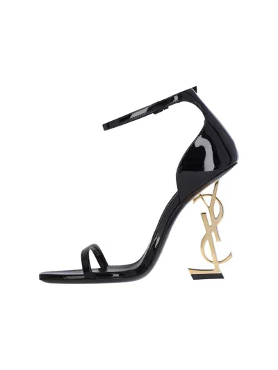 Saint Laurent With Heel In Black