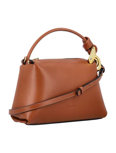 Jw Anderson The Jwa Corner Bag Small In Brown