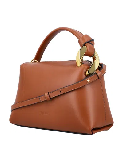 Jw Anderson The Jwa Corner Bag Small In Brown