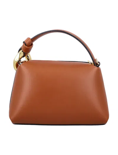 Jw Anderson The Jwa Corner Bag Small In Brown