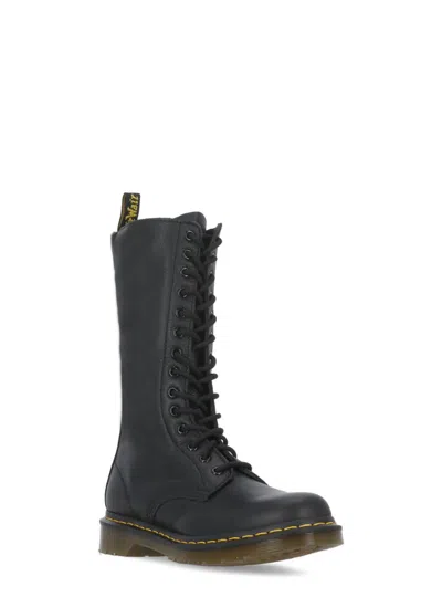 Dr. Martens 1b60 Bex Lace-up Leather Boots In Black