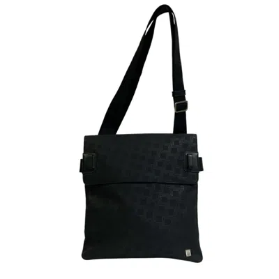 Pre-owned Dunhill Black Leather Shoulder Bag ()