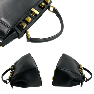 Pre-owned Fendi Black Leather Shoulder Bag ()