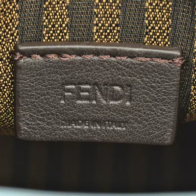 Pre-owned Fendi Blue Leather Handbag Shoulder Bag ()