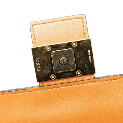 Pre-owned Fendi Brown Leather Handbag Shoulder Bag ()