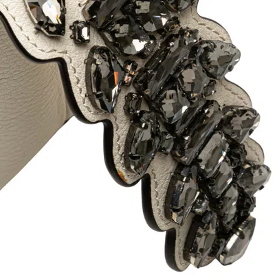 Pre-owned Fendi Ivory Leather Handbag Shoulder Bag () In White