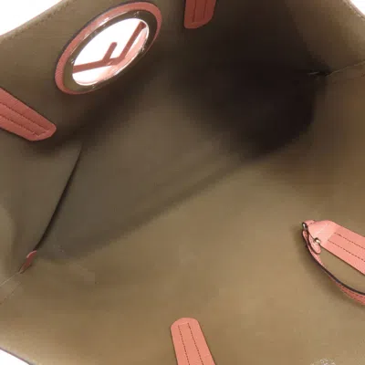 Pre-owned Fendi Pink Leather Tote Bag ()
