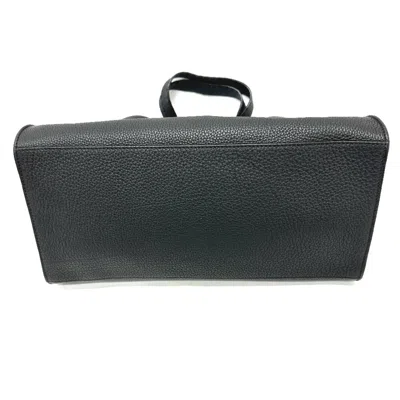 Pre-owned Fendi Selleria Black Leather Tote Bag ()