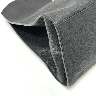 Pre-owned Fendi Selleria Black Leather Tote Bag ()