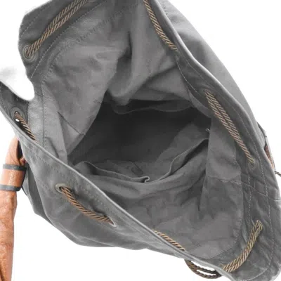 Pre-owned Fendi Zucca Brown Zucca Leather Shoulder Bag ()