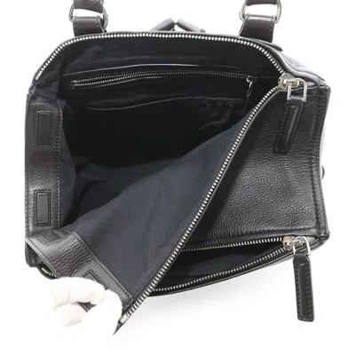 Pre-owned Givenchy Black Dark Brown Leather Backpack () In Multi