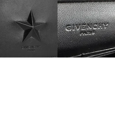 Pre-owned Givenchy Black Silver Leather Metal Shoulder Bag () In Multi