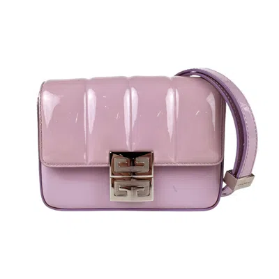 Pre-owned Givenchy Pink Purple Patent Leather Shoulder Bag () In Multi