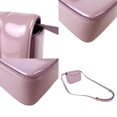 Pre-owned Givenchy Pink Purple Patent Leather Shoulder Bag () In Multi