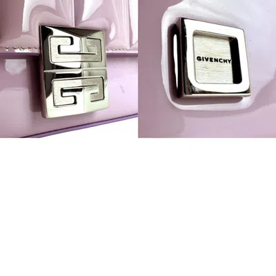 Pre-owned Givenchy Pink Purple Patent Leather Shoulder Bag () In Multi