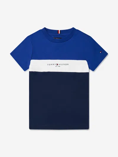 Tommy Hilfiger Boys Colourblock Short Set In Multi