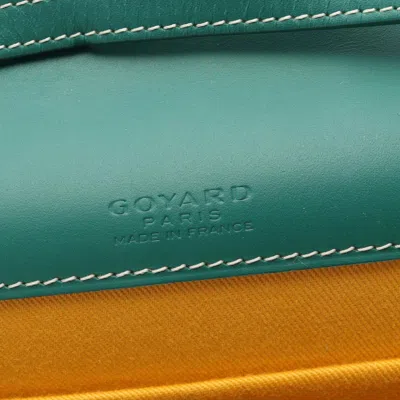 Pre-owned Goyard Green Multi-color Coated Canvas Pvc Leather Clutch Bag Shoulder Bag ()