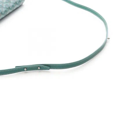 Pre-owned Goyard Green Multi-color Coated Canvas Pvc Leather Clutch Bag Shoulder Bag ()